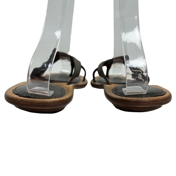 GENTLE SOLES by KENNETH COLE Bronze Thongs Genuine Leather Flip Flops Sandals 6 - Picture 8 of 16